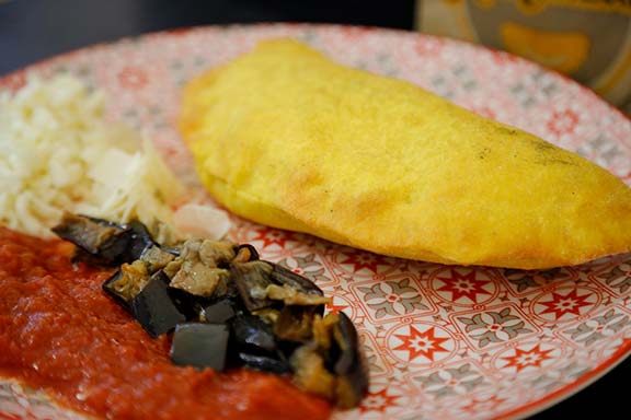 Calzone alla curcuma